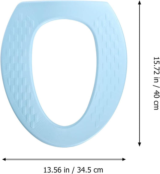 VILLCASE Waterproof Toilet Seat Cushion Pad Made of Sturdy Eva Material Self-Adhesive Backing for Bathroom Toilet Seat Use in Winter Season Comfortable