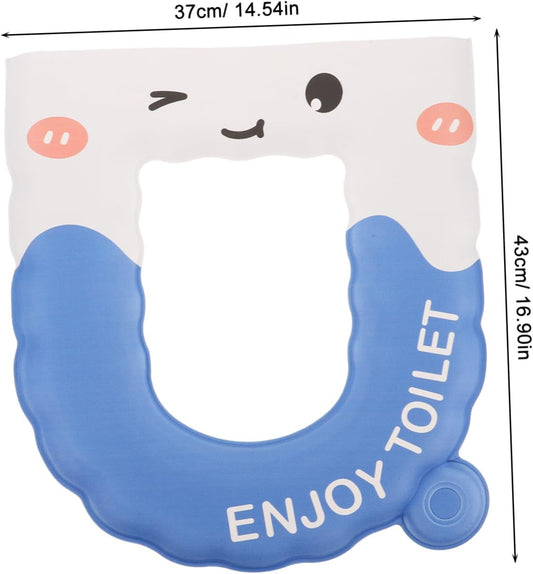 Toyvian Toilet Seat Covers Washable Eva Pad Water-Resistant Mat Multi-use Bathroom Seat Cover Senior-Friendly Thicken