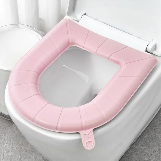 Sticky Toilet Mat EVA Waterproof Closestool Seat Pad Washable Household WC Covers Bathroom Accessories