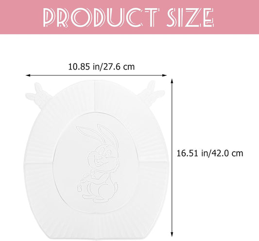 Eva Toilet Seat Pad White Adhesive Foldable Portable Cushion