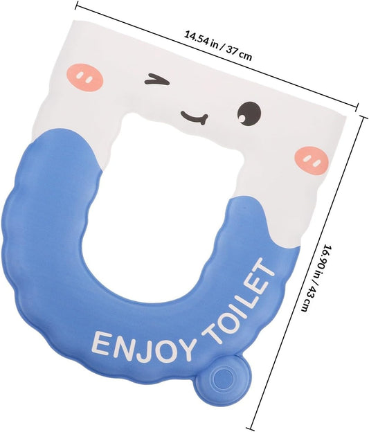 Didiseaon Thicker Eva Toilet Seat Cushion with Adhesive for Home Use Washable Reusable Bathroom Pad Providing Comfort Warmth Protection and Pressure Relief in Winter
