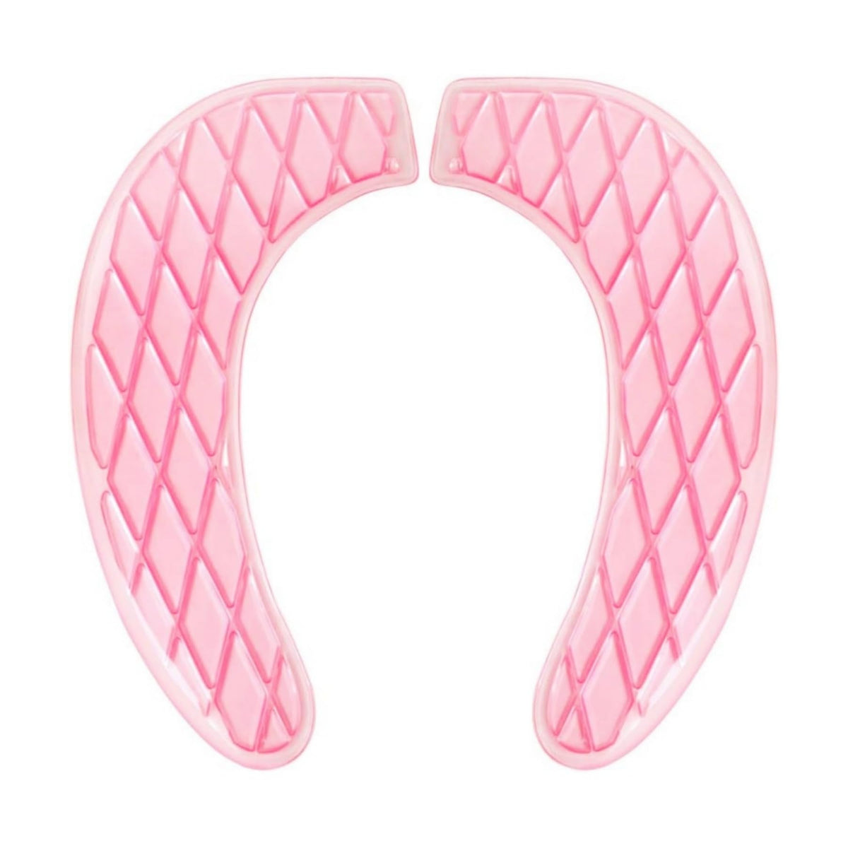 Gel Toilet Seat Cover, Toilet Seat Cushion, Toilet Cover Portable and Washable Toilet Seat Cover Universal, Washable for Standard U Shape Toilet Seats (Pink)