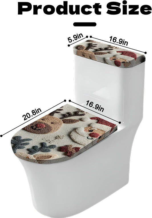 Christmas Toilet Lid Cover
