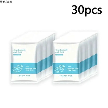 30Pcs Disposable Toilet Seat Covers, Cute Rabbit Heart Portable Toilet Seat Protectors for Travel Public Restrooms
