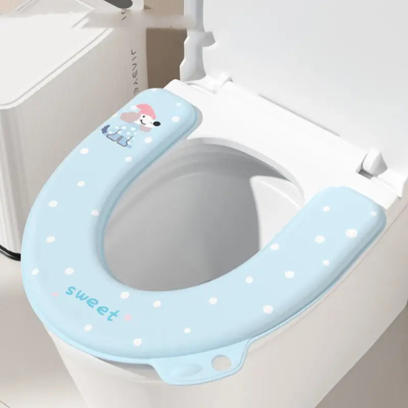 EVA Toilet Mat Latest Design Waterproof Thickened For All Seasons Washable With Fragrance