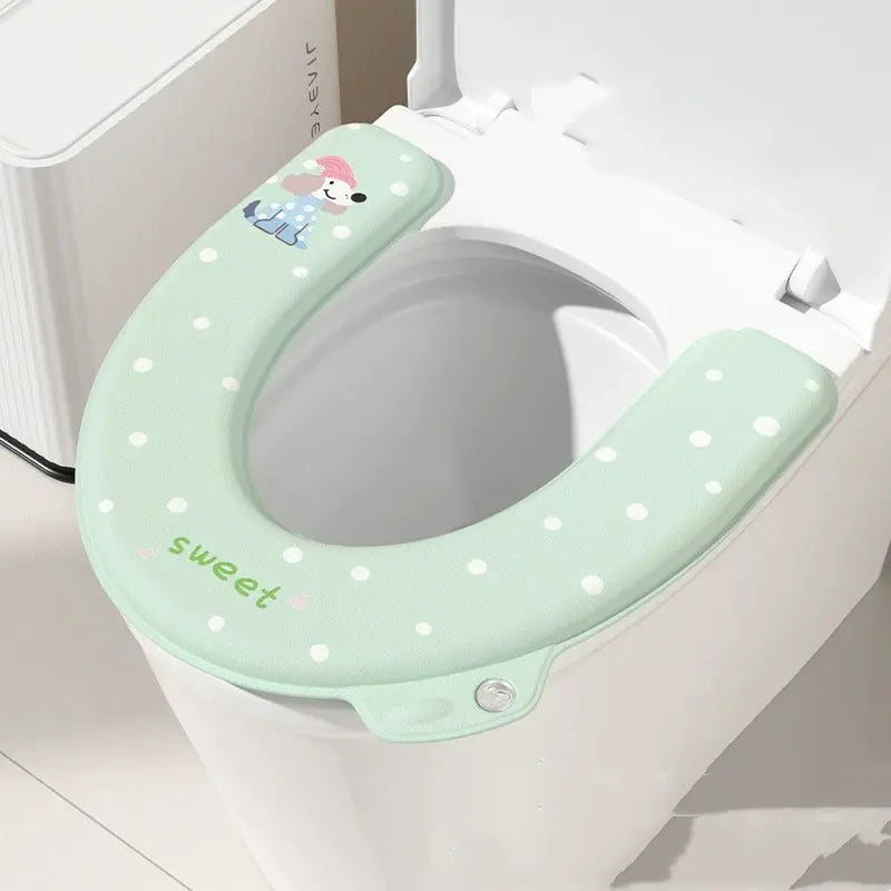 EVA Toilet Mat Latest Design Waterproof Thickened For All Seasons Washable With Fragrance