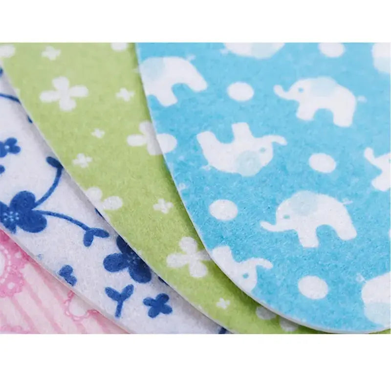 Silicone World 1 Pair Reusable Warm Toilet Seat Filling Washable Bathroom Mat Seat Cover Thick Cartoon Sticky Toilet Cushion