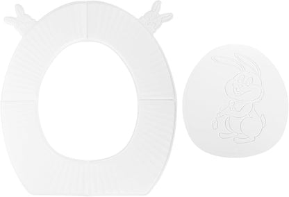 Eva Adhesive Toilet Seat Pad White Thicker Soft Washable