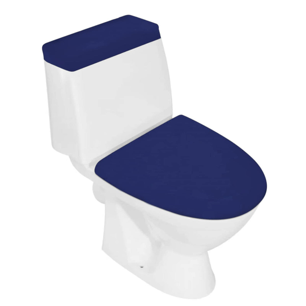 Toilet Lid Cover and Toilet Tank Lid Cover Set, Milk Silk Toilet Cover