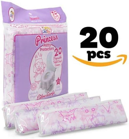 Disposable Toilet Seat Covers 20 Pk, Extra Large Waterproof, Potty Training