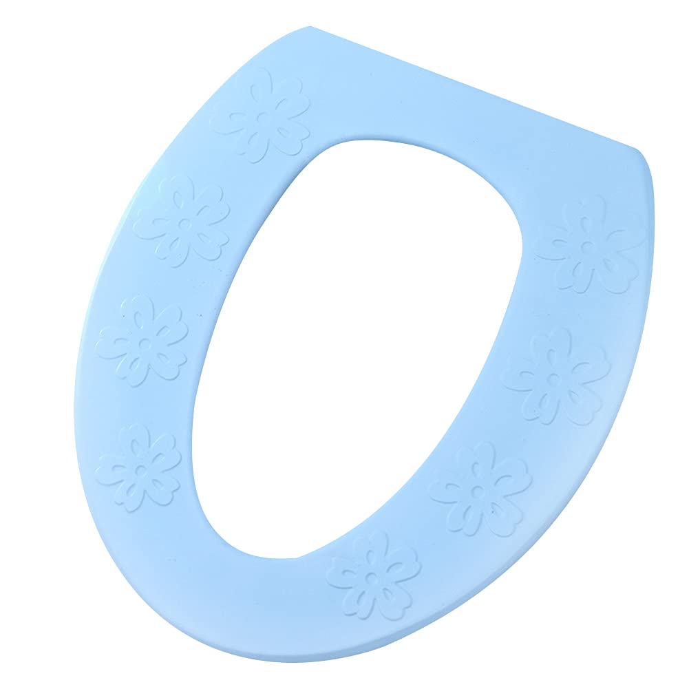HERCHR Toilet Seat Cover, Bathroom Soft Toilet Seat Covers Pad Universal Toilet Seat Cushion Washable and Comfortable Toilet Seat Cover Pads(2#Green)