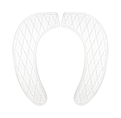 Gel Toilet Seat Cushion - Toilet Cushion for Bathroom - Portable and Washable - Universal Padded Toilet seat for Standard U Shape Toilet Seats -Adhesive Toilet Seat Cushion for Women Seniors (Pink)