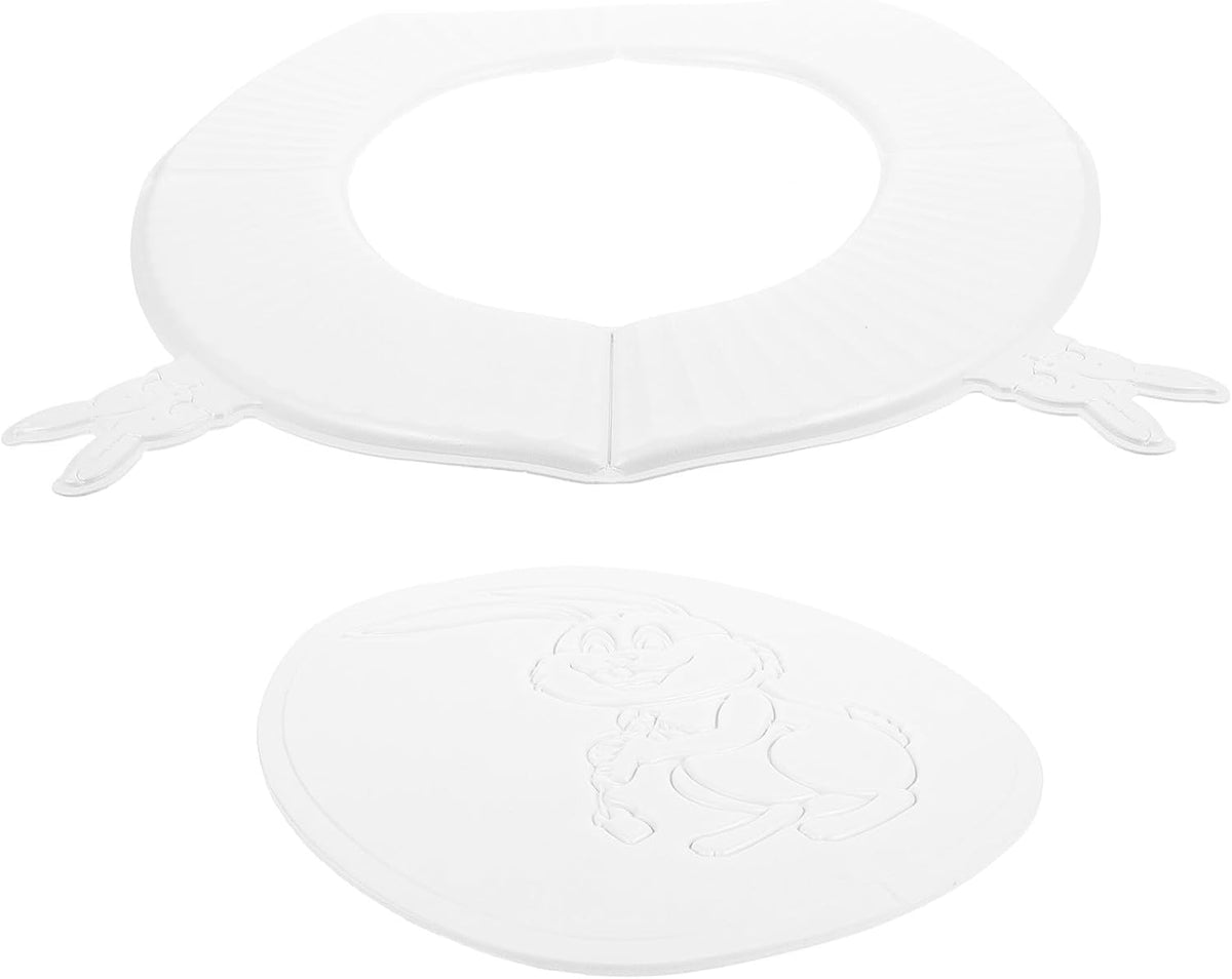 Eva Toilet Seat Pad White Adhesive Foldable Portable Cushion