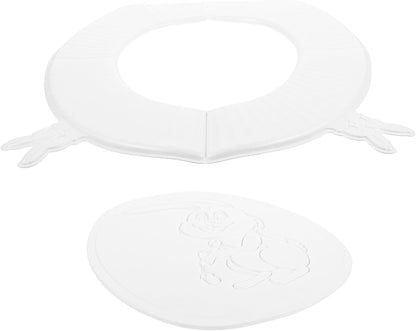 Eva Toilet Seat Pad White Adhesive Foldable Portable Cushion