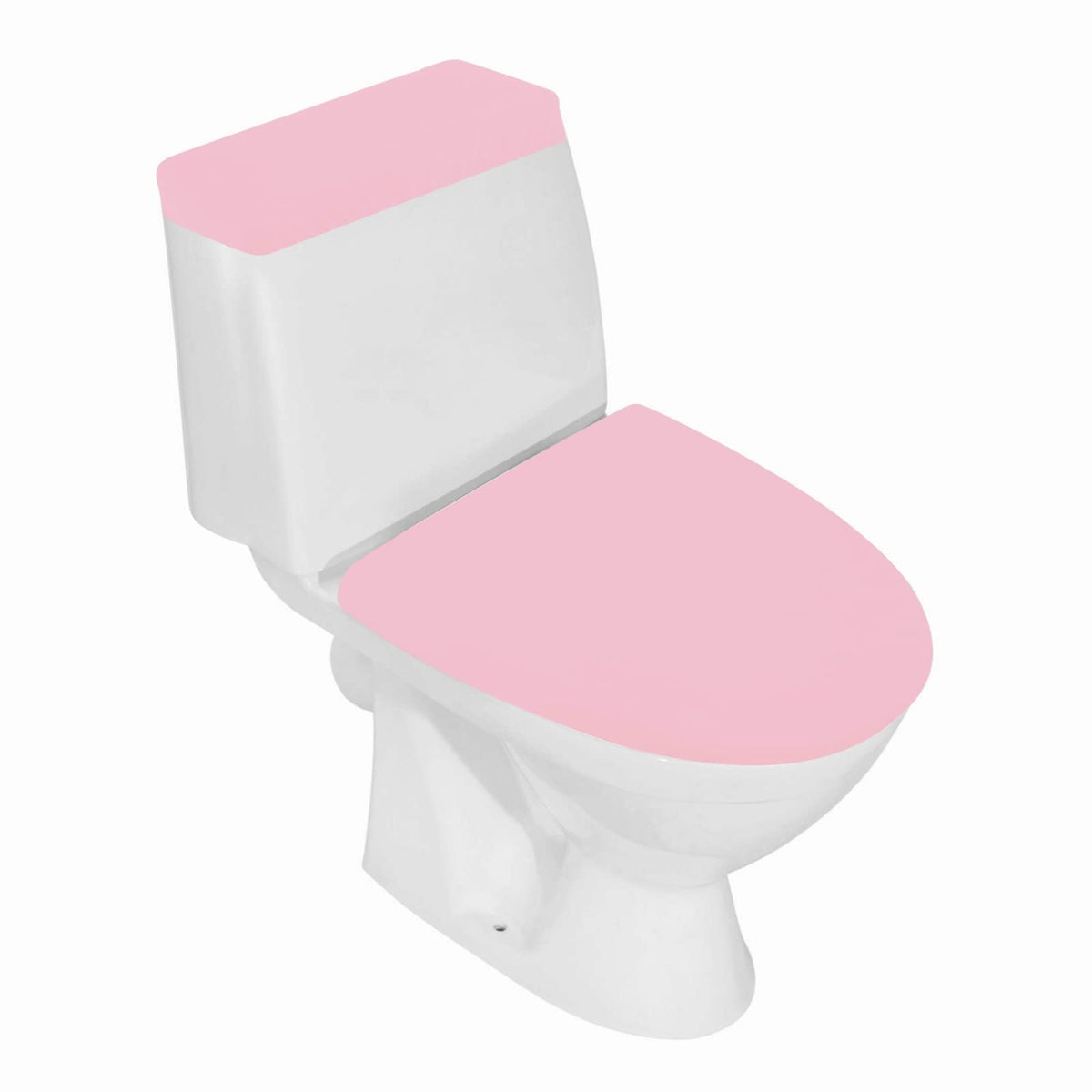 Toilet Lid Cover and Toilet Tank Lid Cover Set, Milk Silk Toilet Cover