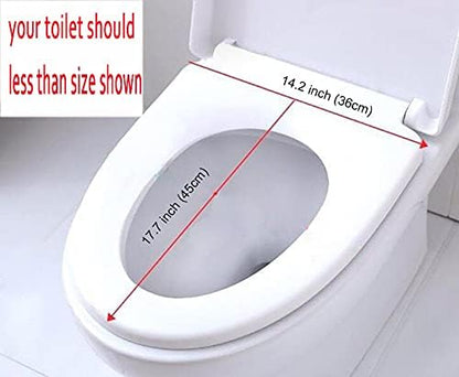 Warm Plush Washable Thicken Toilet Seat Cover Pads Mat with Handle and Zipper (Gray)