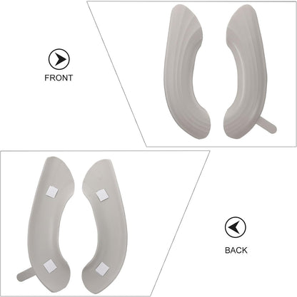 2 Pairs Waterproof Toilet Seat Cushion Pads with Eva Material, Practical and Comfortable Bathroom Toilet Seat Covers, Adhesive and Non-slip, Suitable for Home Use,