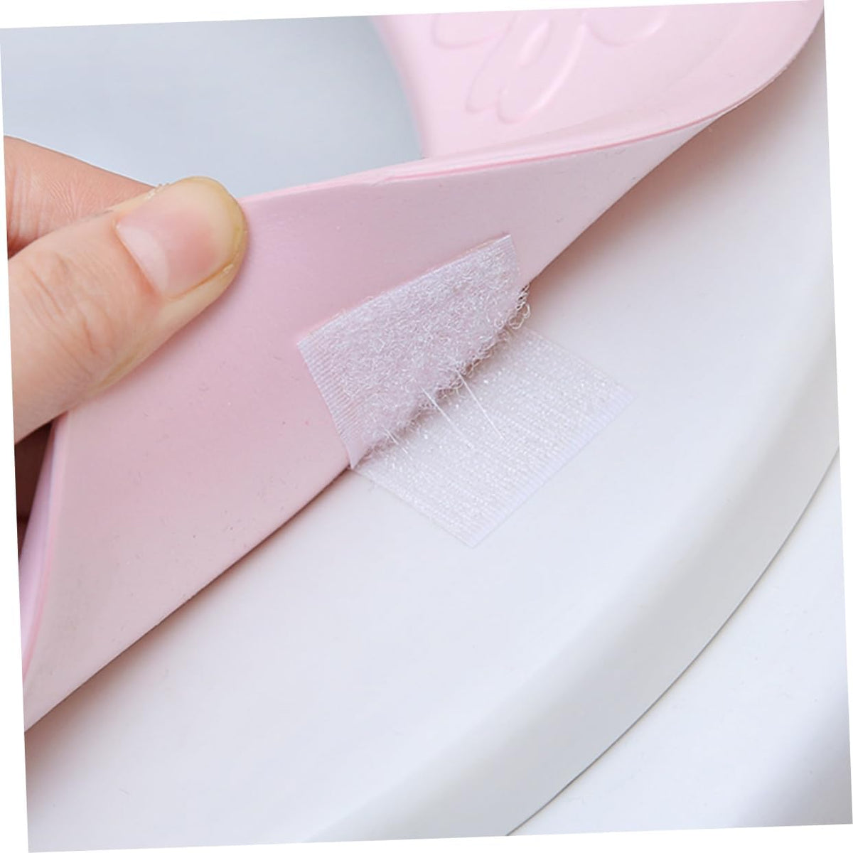 3pcs Waterproof Toilet Seat Cushion Pad Sticky Foam Insulation for Cold Weather Universal Fit for Home Use Soft Cushioned Design in Pink