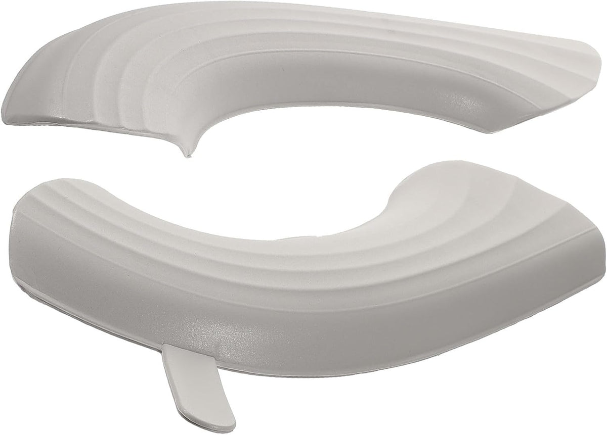 PRETYZOOM 2 Pairs Waterproof Toilet Seat Pads with Adhesive Backing, Soft Eva Material, Comfortable and Not Easily Broken, Bathroom Toilet Seat Cushions Warmer for Seasons Use