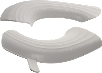 PRETYZOOM 2 Pairs Waterproof Toilet Seat Pads with Adhesive Backing, Soft Eva Material, Comfortable and Not Easily Broken, Bathroom Toilet Seat Cushions Warmer for Seasons Use