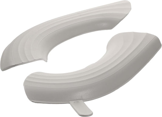 Angoily 2 Pairs Waterproof Toilet Seat Cushions with Adhesive Pads Eva Material Bathroom Toilet Seat Covers Practical and Sturdy for Home and Travel Use