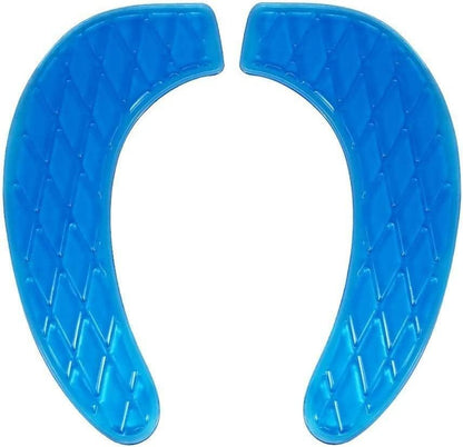 Gel Toilet Seat Cover, Toilet Seat Cushion, Toilet Cover Portable and Washable Toilet Seat Cover Universal, Washable, for Standard U Shape Toilet Seats (Blue)