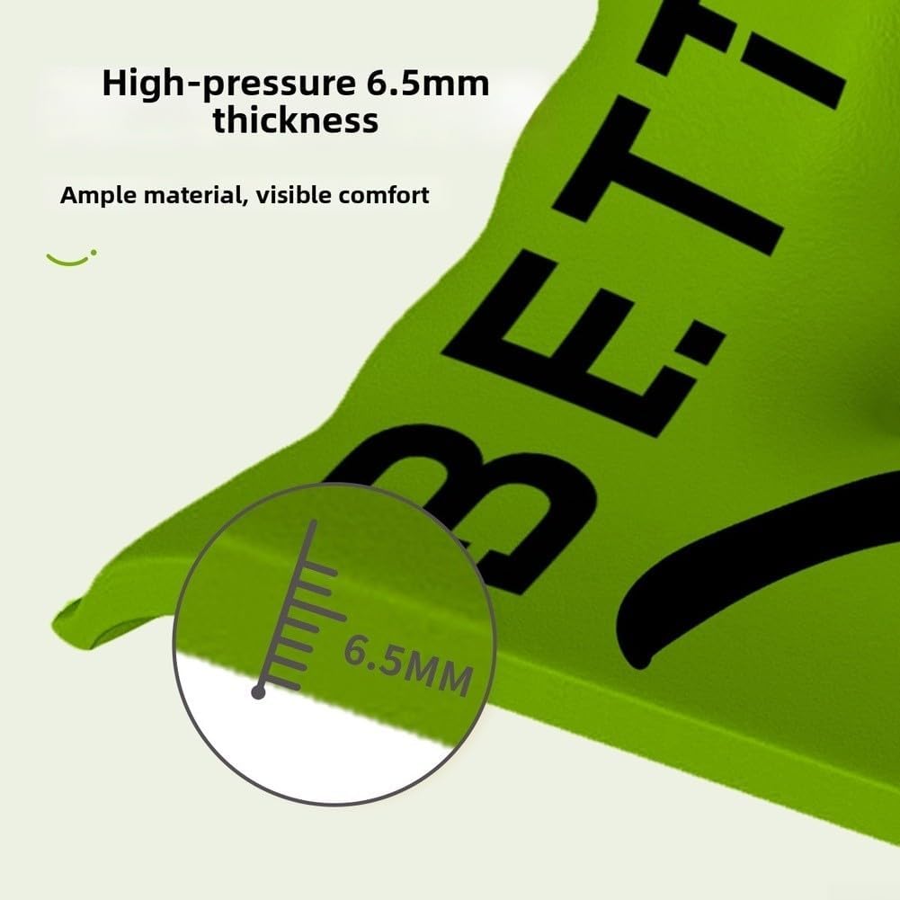 Waterproof EVA Toilet Seat Cover, Soft Non-Slip Pad 6.5mm Thick, Fits O V U Shape & Smart Toilets, for Easy Clean Insulating Mat for Bathroom(C)