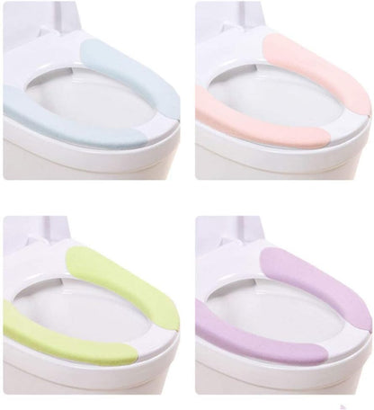 4 Pack Bathroom Warmer Toilet Seat Cover Pads