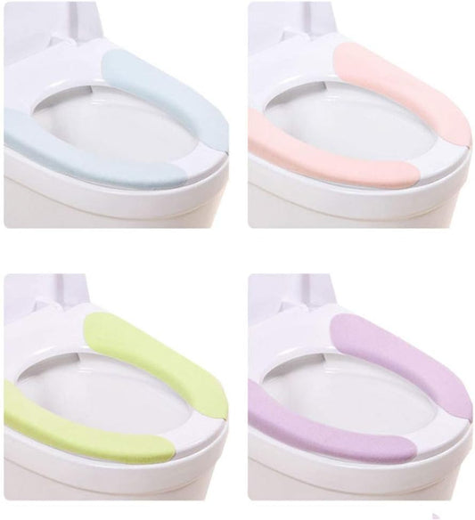 4 Pack Bathroom Warmer Toilet Seat Cover Pads