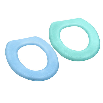 Garneck EVA O-Shaped Toilet Seat Cover Pad Thickened Waterproof Washable Sticky Toilet Mat for Bathroom Soft and Comfortable Seat Cover for Home Use