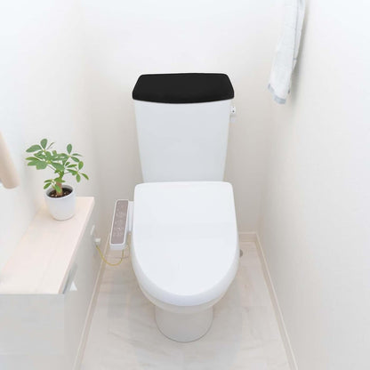 4 Pcs Toilet Tank Cover Lid, Toilet Tank Lid Toilet Top Cover, Comfortable Bathroom Tank Cover Replacement with Elastic Bottom, Washable Soft Toilet Tank Lid Cover Fit Different Sizes(4 Colors)