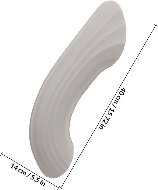 2 Pairs Waterproof Toilet Seat Cushion Pads with Eva Material, Practical and Comfortable Bathroom Toilet Seat Covers, Adhesive and Non-slip, Suitable for Home Use,