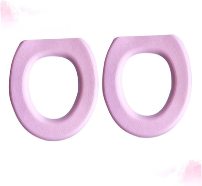 2Pcs EVA O-Shaped Toilet Seat Cover Pads for Home Bathroom