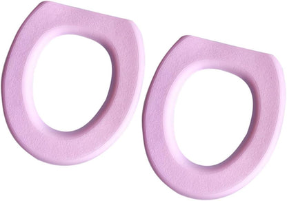 2Pcs EVA O-Shaped Toilet Seat Cover Pads for Home Bathroom