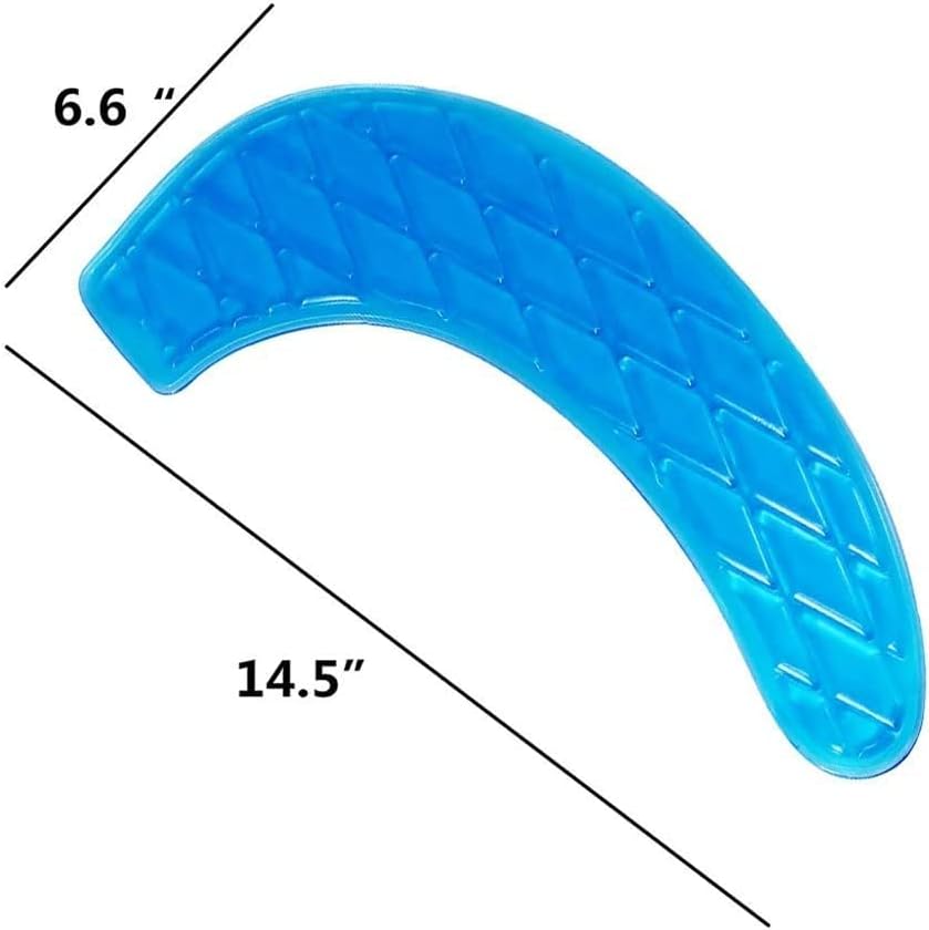 Gel Toilet Seat Cover, Toilet Seat Cushion, Toilet Cover Portable and Washable Toilet Seat Cover Universal, Washable, for Standard U Shape Toilet Seats (Blue)