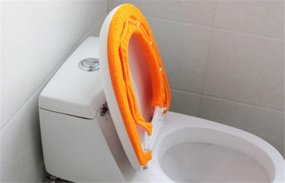 Warm Toilet Seat Cover Washable Bathroom Closestool Pad Mat