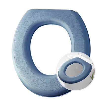 Toilet Seat Warmer, Elongated Toilet Seat Cover, Padded Toilet Seat Cushion, O-shaped Washable or Portable Toilet Lid Tank Cover.（Cartoon Panda 2 Pcs）