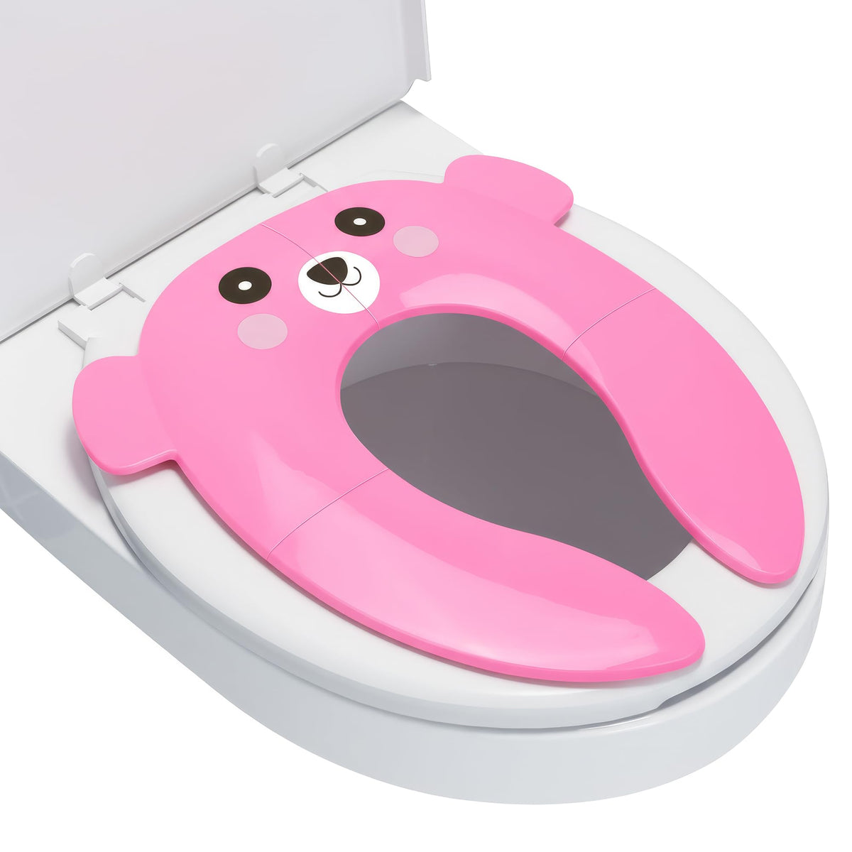 Maliton Foldable Travel Potty Training Seat for Toddlers, Green Frog