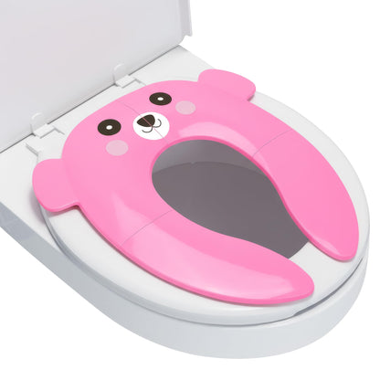 Maliton Foldable Travel Potty Training Seat for Toddlers, Green Frog