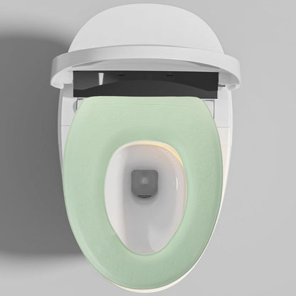 2pcs Eva Waterproof Thickened O-shape Toilet Seat Cushion