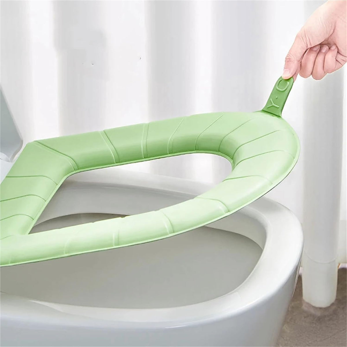 Sticky Toilet Mat EVA Waterproof Closestool Seat Pad Washable Household WC Covers Bathroom Accessories