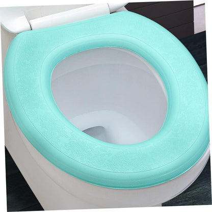 2pcs Colorful Toilet Seat Cover O-shaped Toilet Seat Cover Toilet Seat Pads