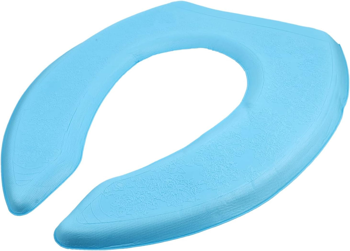 EVA Self-Adhesive Toilet Seat Cushion Thickened Waterproof Breathable Pad for Bathroom Universal Toilet Seat Cover Insulation Easy to Install