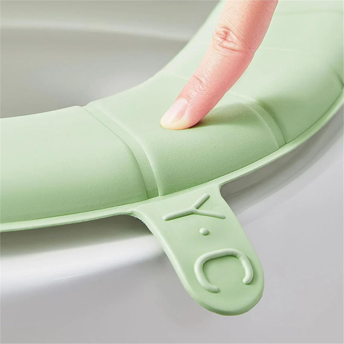 Sticky Toilet Mat EVA Waterproof Closestool Seat Pad Washable Household WC Covers Bathroom Accessories