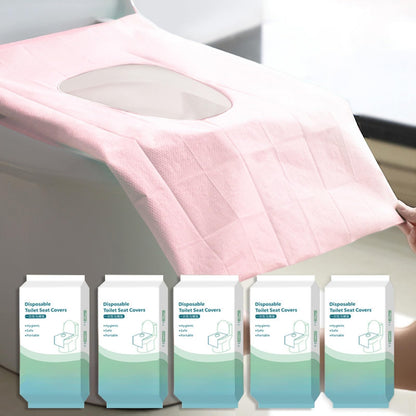 Rgqphantom 50 Pack Toilet Seat Covers Disposable, Portable Toilet Liners
