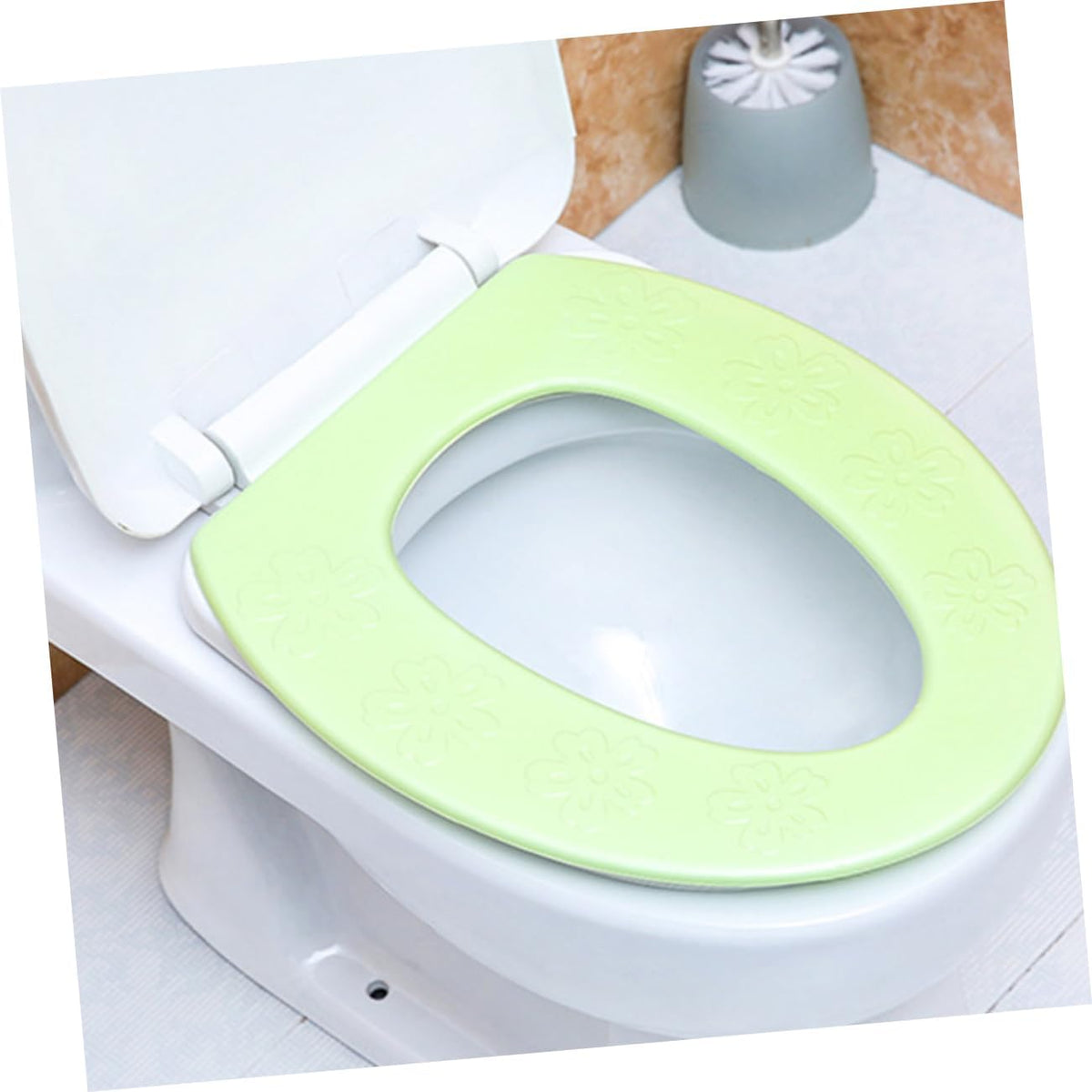 3pcs Waterproof Toilet Seat Cushion Pad Sticky Foam Insulation for Cold Weather Universal Fit for Home Use Soft Cushioned Design in Pink