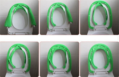 Warm Toilet Seat Cover Washable Bathroom Closestool Pad Mat