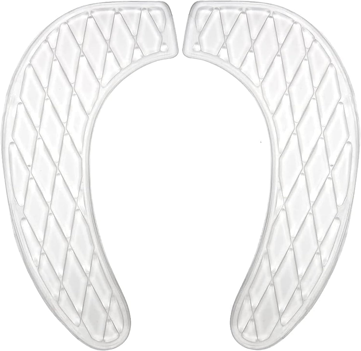 Gel Toilet Seat Cushion Washable Toilet Seat Cover,Tank Lid Covers Pads, Gel Toilet Seat Cushion Cover Pad for Bathroom Travelling(Clear)