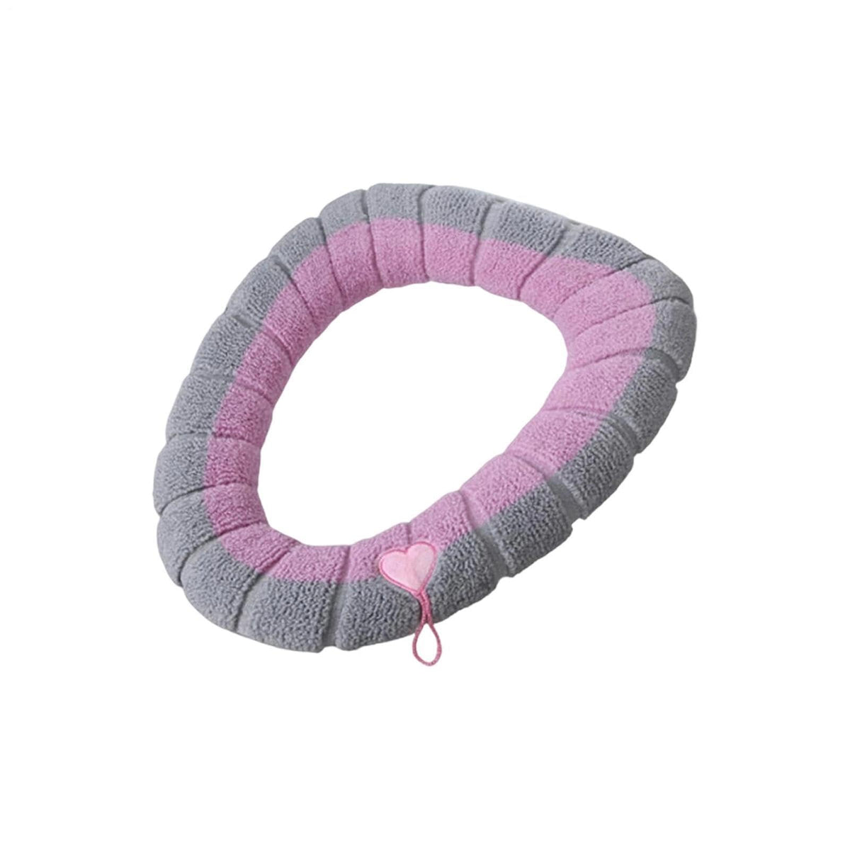Warm Toilet Seat Cover - Washable Cloth, Soft Bathroom Comfort Cushion Pad