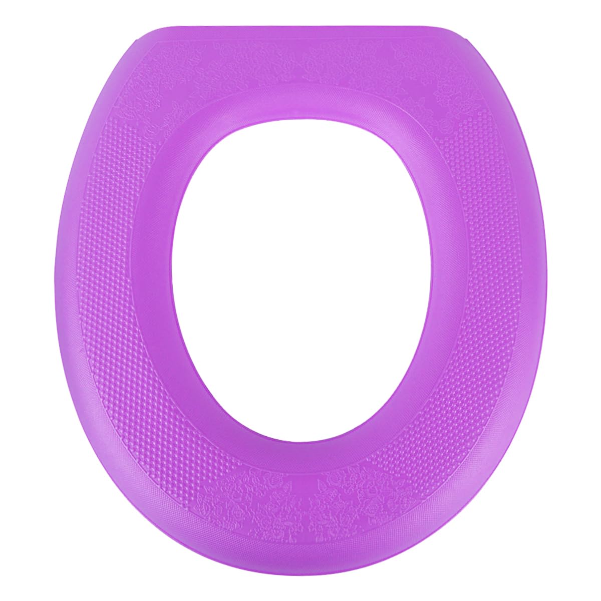 Reusable Toilet Seat Cover Pads, EVA Waterproof Sticky Stretchable Toilet Seat Cushion, 14.9" x 16.14" Green